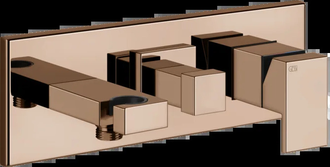 Смеситель для ванны-смеситель для душа 44910 030 Gessi Rettangolo МЕДЬ PVD