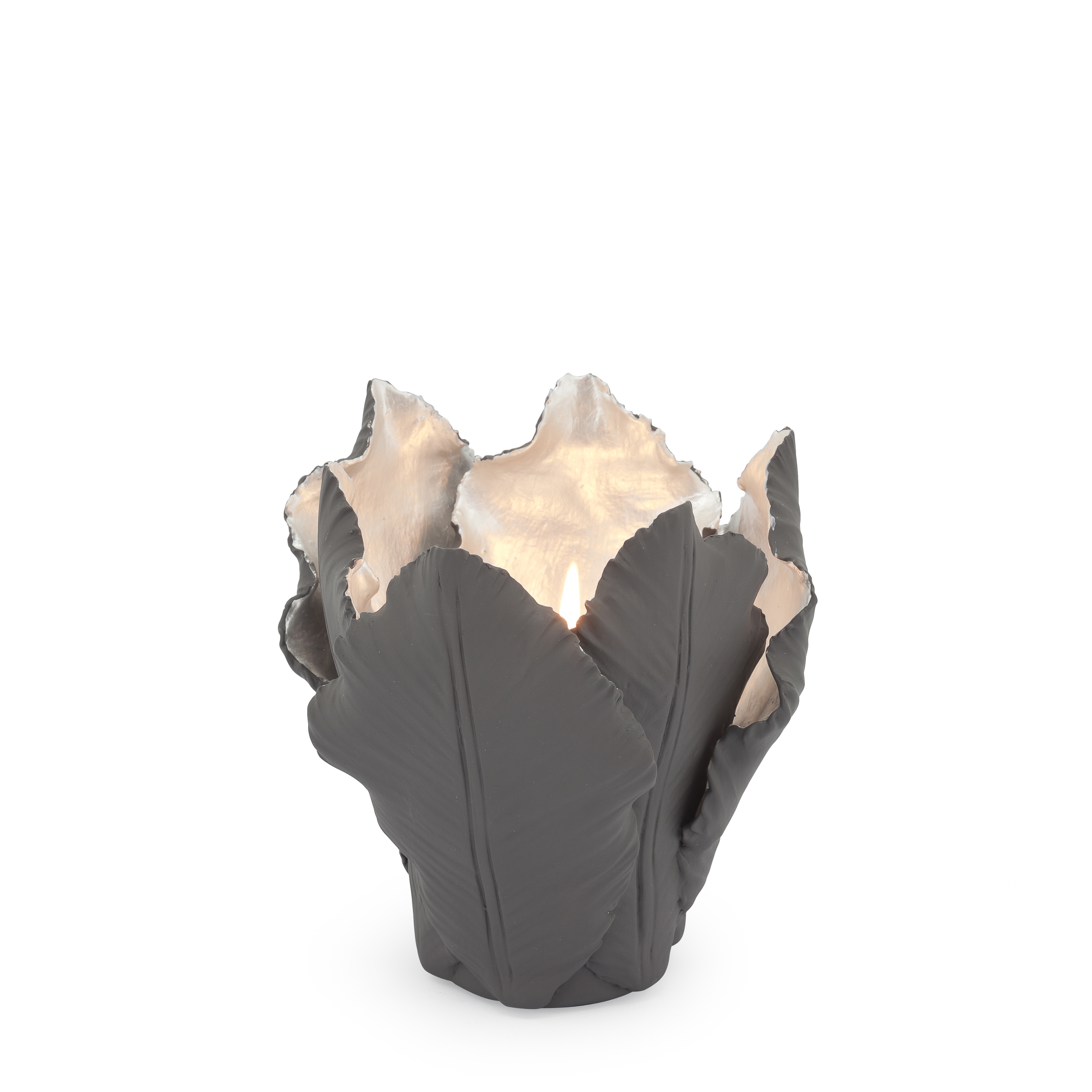 300049-B1 ABHIKA ПОДСВЕЧНИК ТЮЛЬПАН BROWN/GOLD  - Вид №3