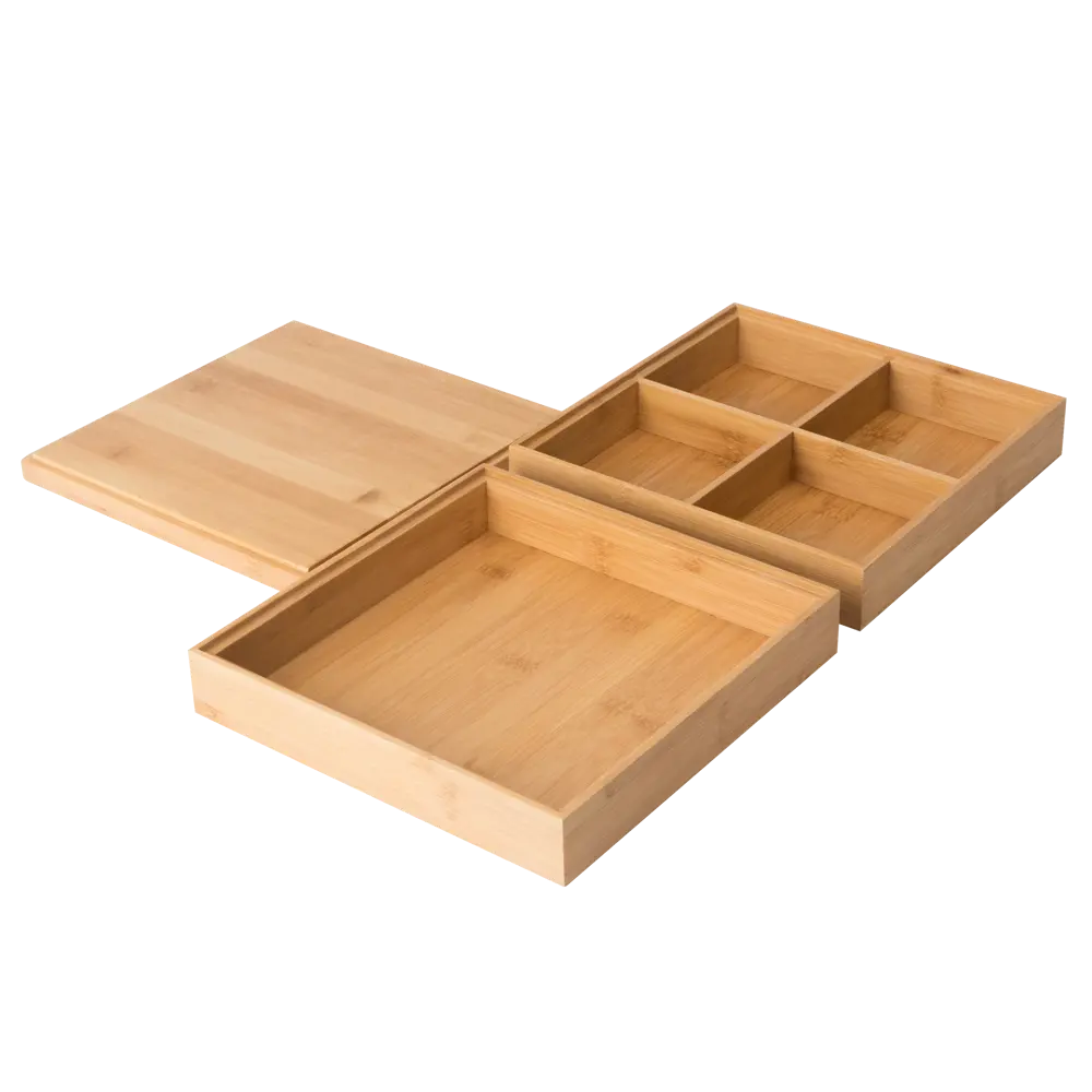 SENSEA Bamboo — квадратная коробка для хранения из натурального бамбука 82779373 STLM-0035921 - Вид №2