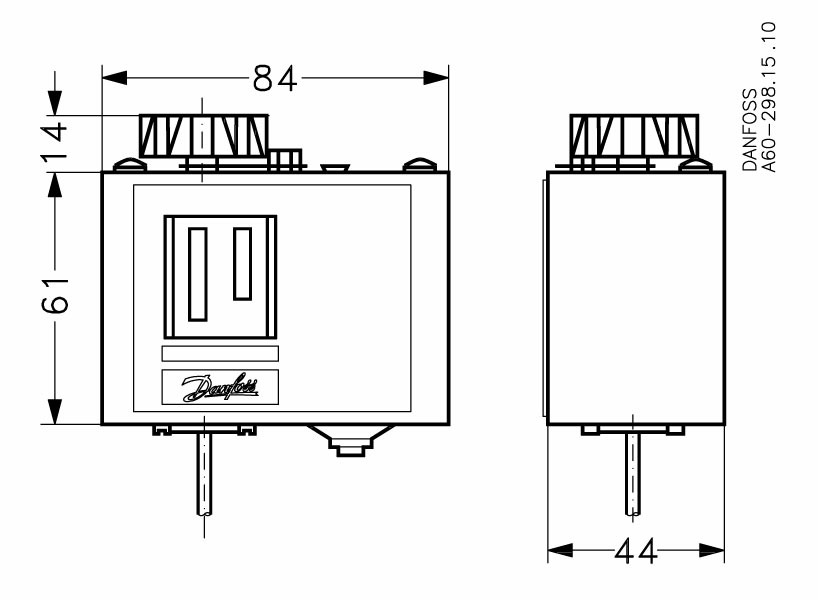 Danfoss KP — реле температуры для общепромышленного применения Реле температуры KP 81 060L112566  - Вид №4
