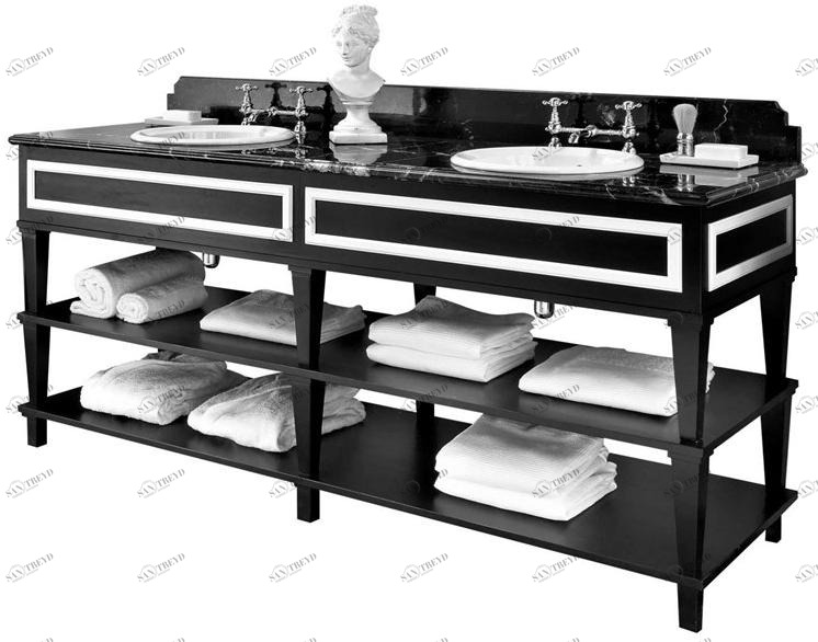 Gentry Home Двойная деревянная тумба под умывальник Nottingham sun-id-1356847