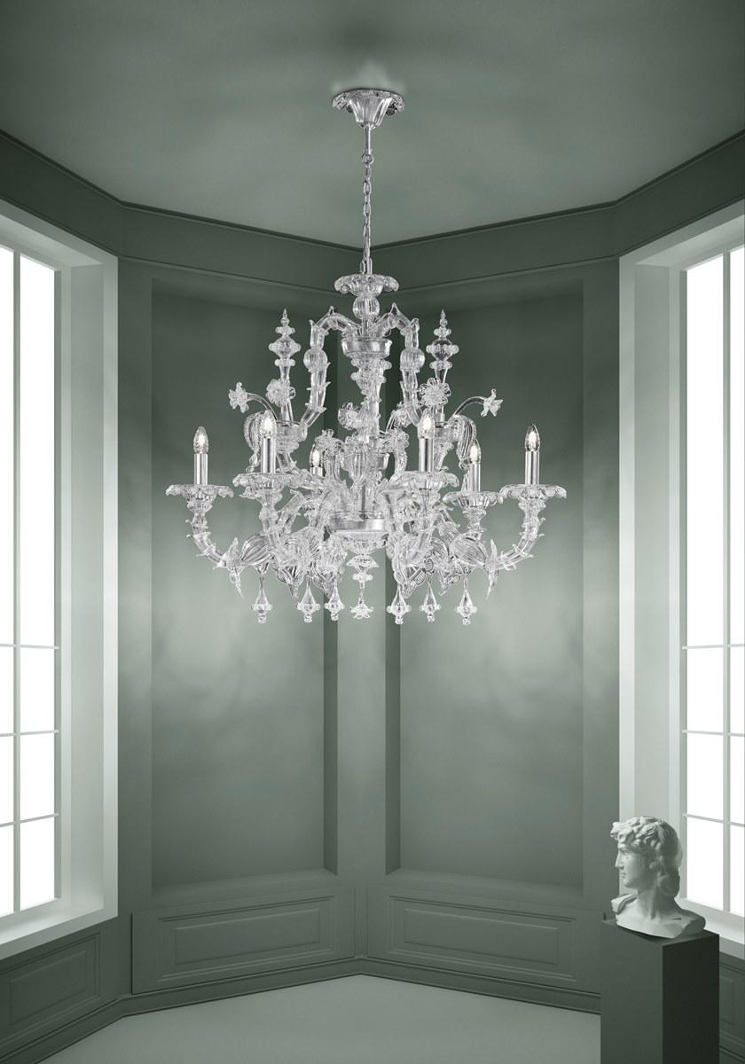 Sylcom Люстра из стекла с кристаллами Rezzonico 1470/1471/1472 - Вид №3