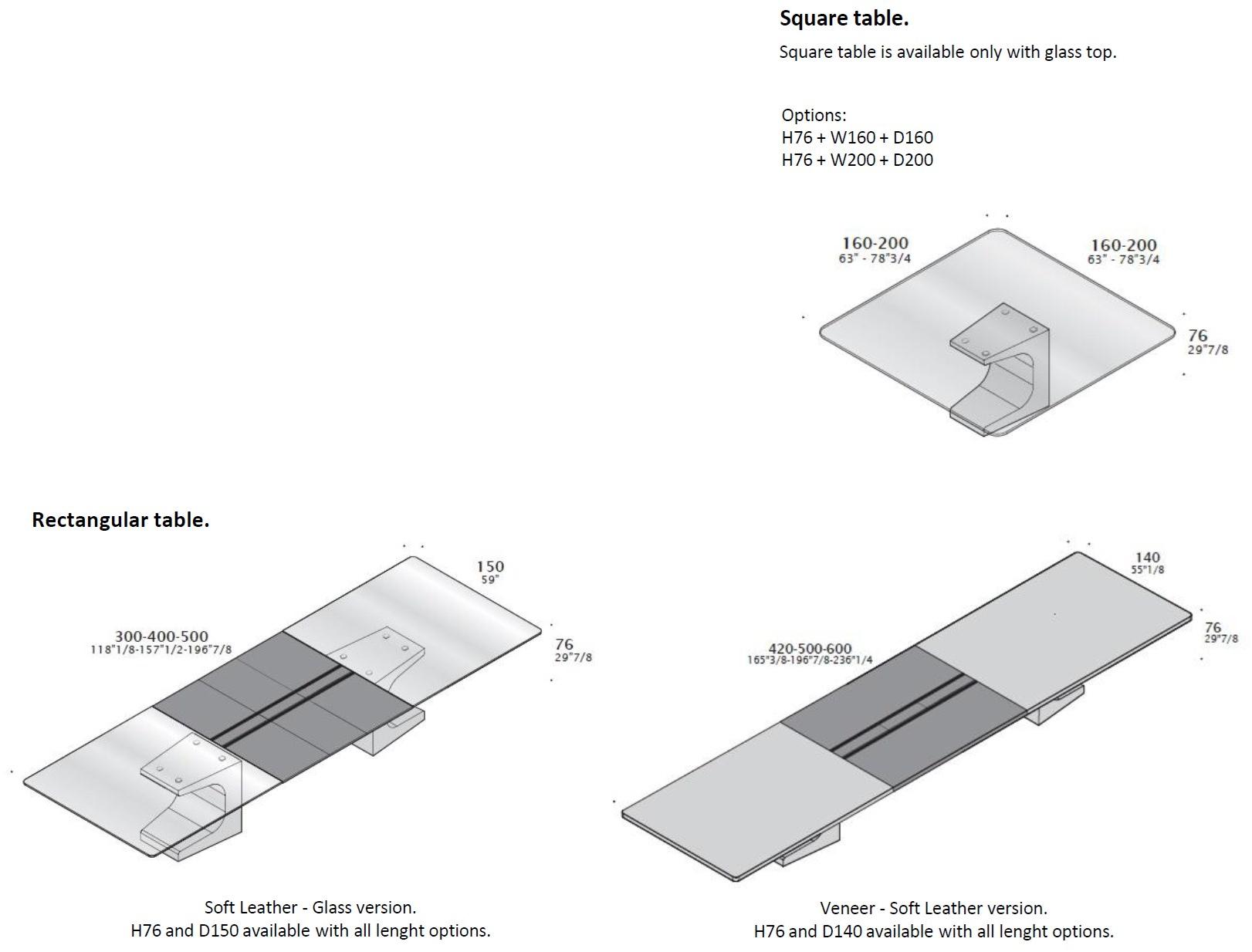 ESTEL GROUP Прямоугольный стеклянный стол для переговоров с системой управления кабелями Niemeyer sun-id-1384126 - Вид №2