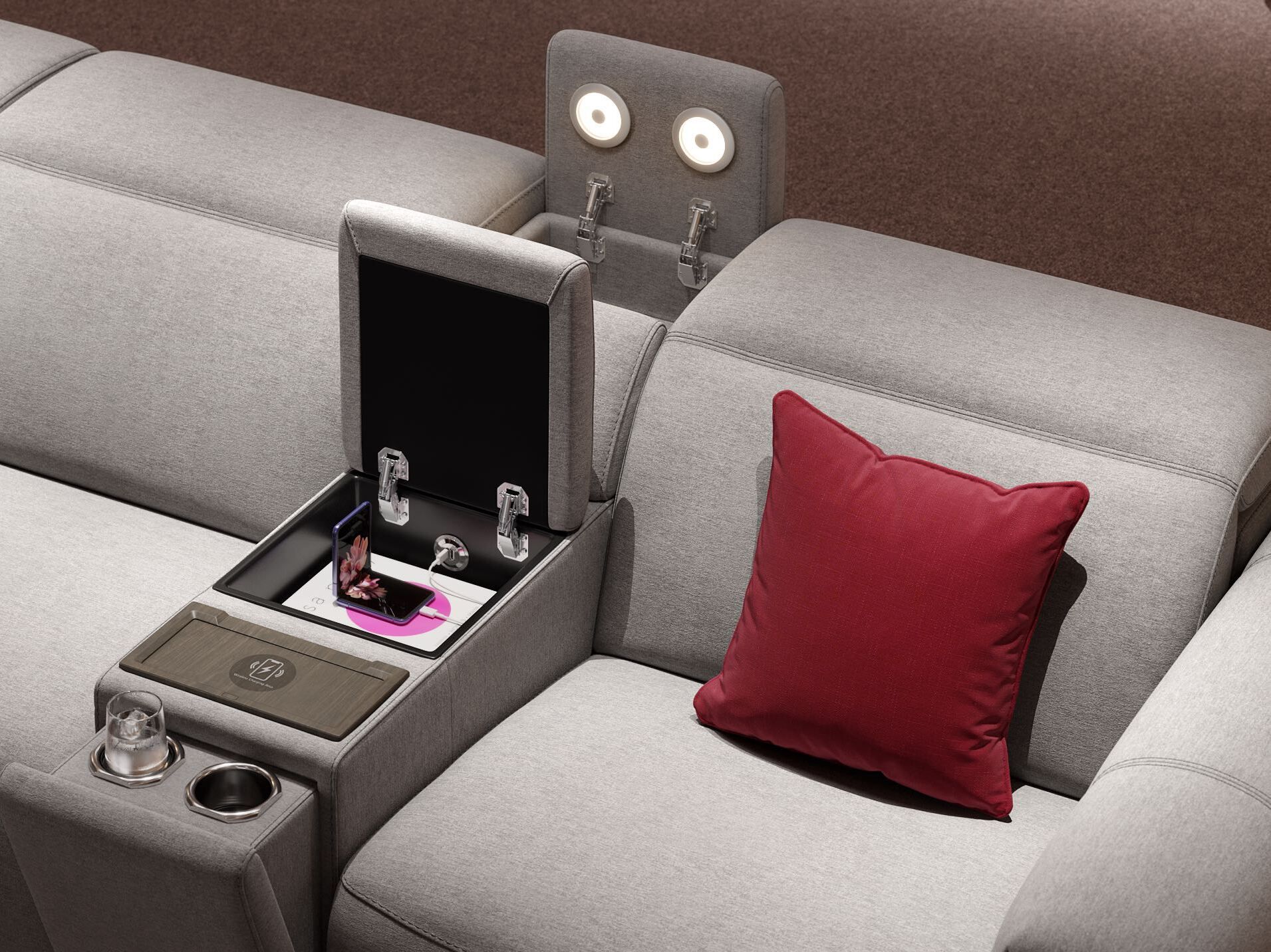 Угловой диван из ткани Sofanella тысячный ARCH-00053593 - Вид №4