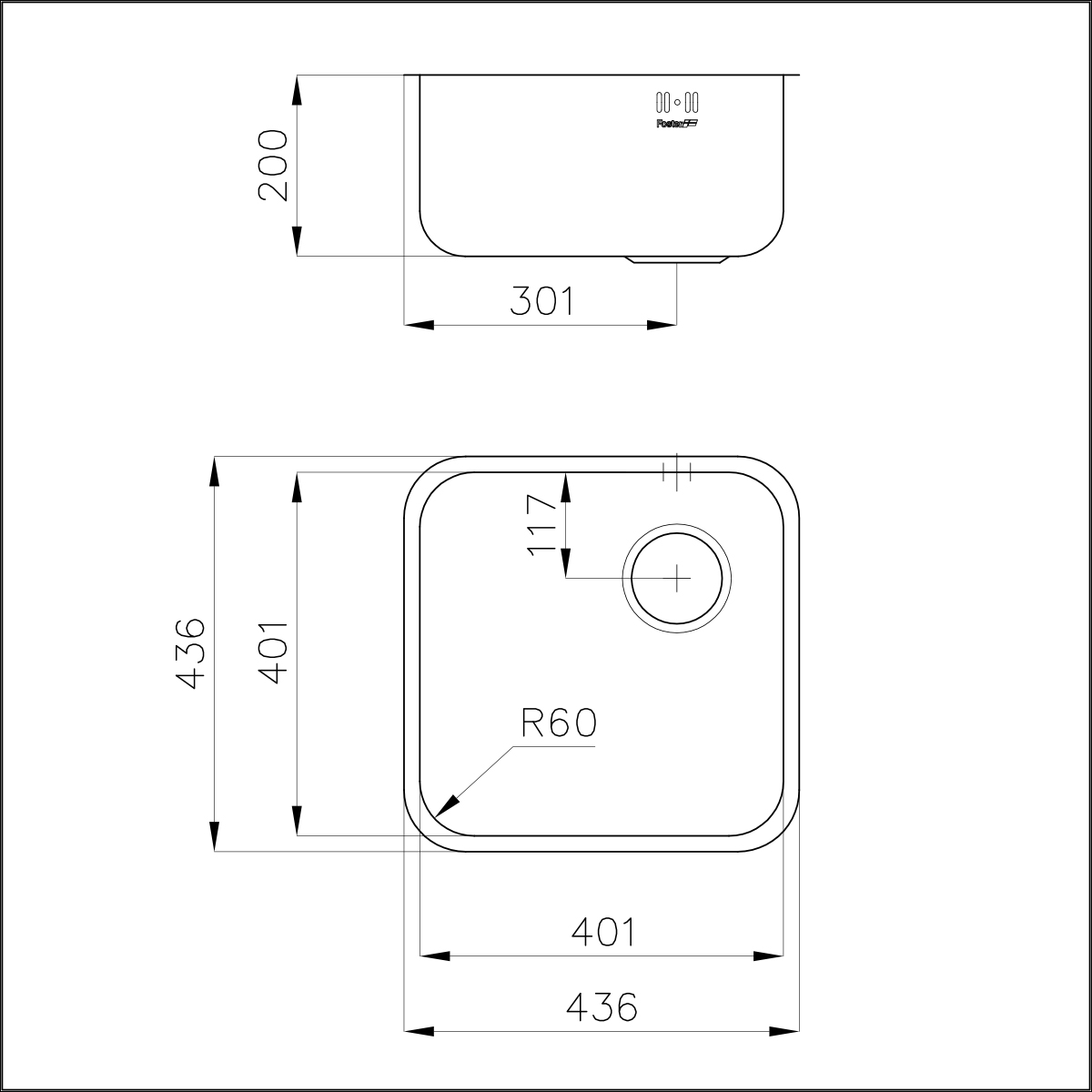 111486x Мойка S3000 1114 86x Fosterspa  - Вид №1