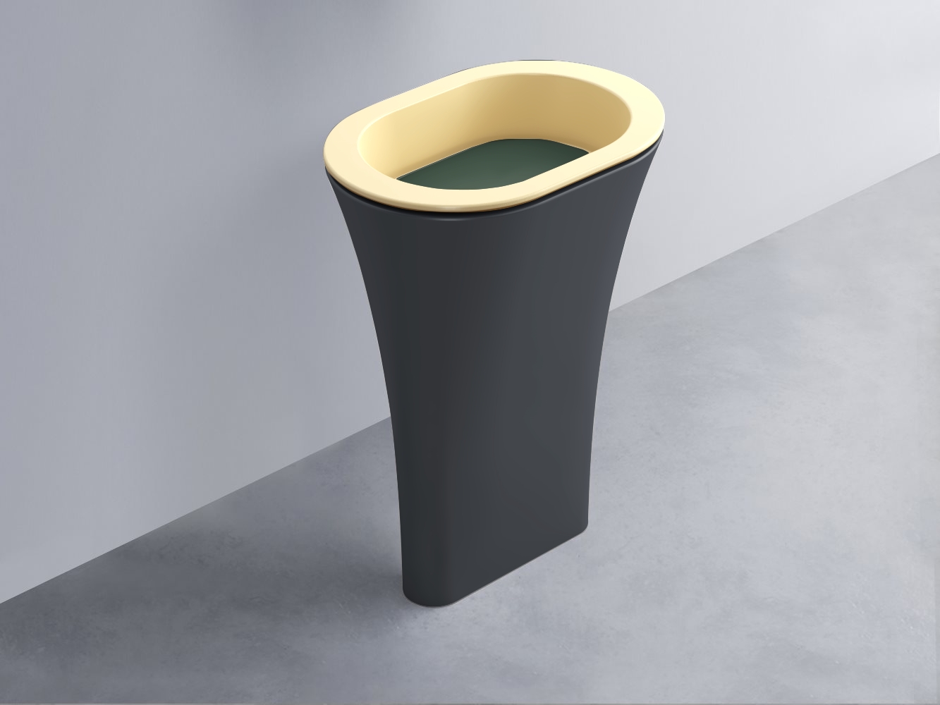 AMLA65-CN+AMPILO-MU+AMCOLO-BA Раковина Amedeo Ovale отдельностоящая cielo Enjoy + Amedeo Ceramica Cielo