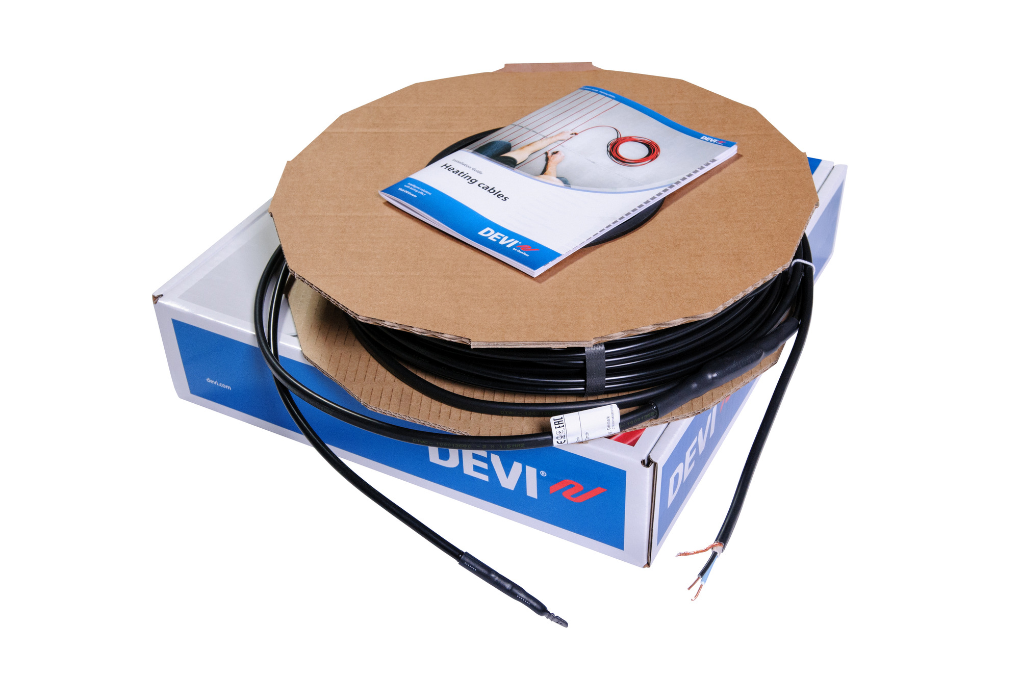 Danfoss DEVIsafe™ 20T — двухжильный нагревательный кабель для системы антиобледенения и "теплый пол" DEVIsafe 20T кабель 125Вт 230В 6м 140F1273  - Вид №4