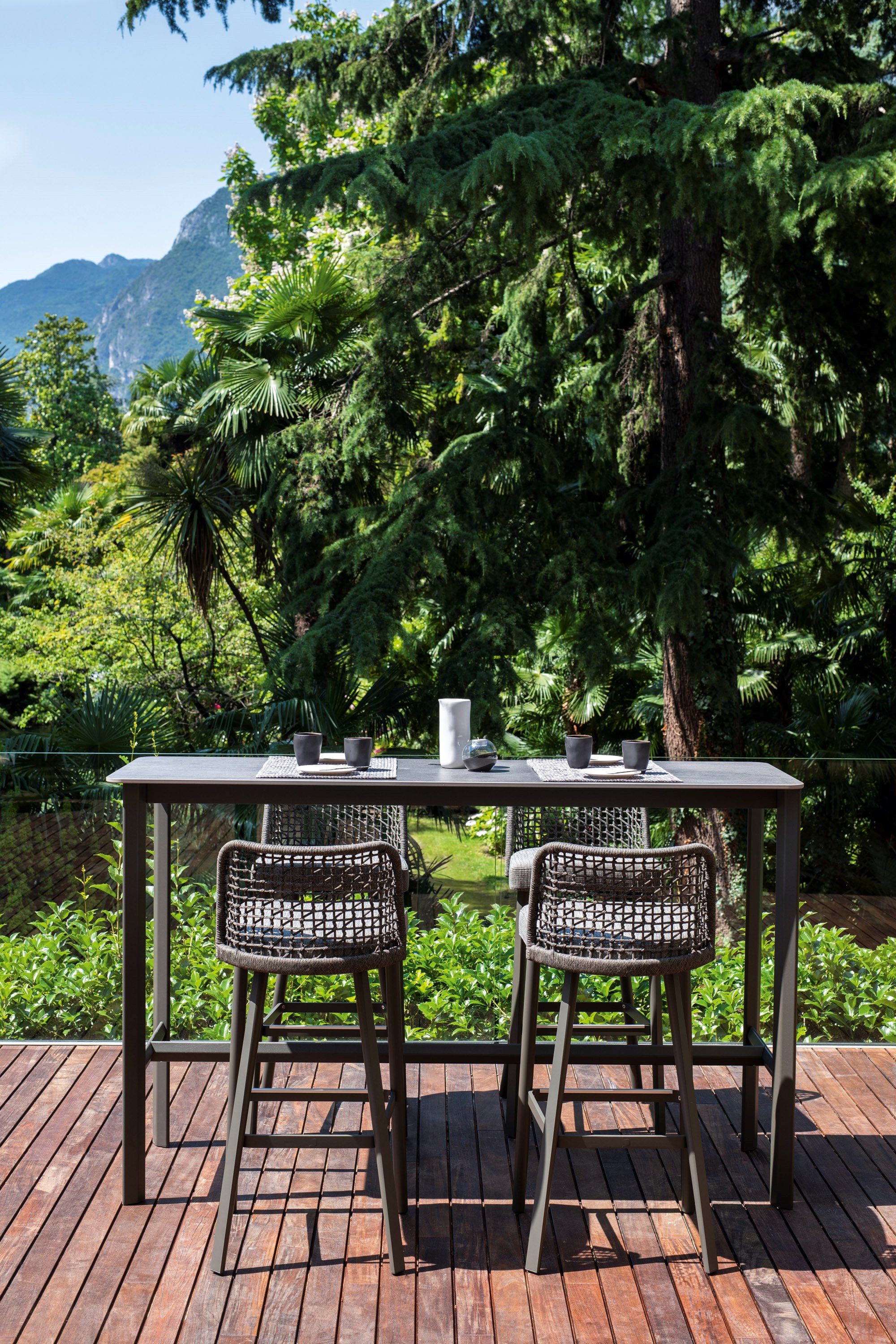 Высокий алюминиевый садовый стол с порошковым покрытием Varaschin ARCH-00022231 - Вид №13