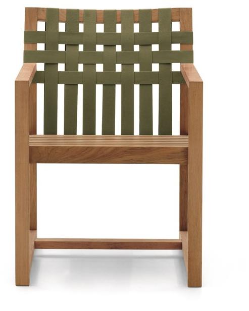 RODA Садовый стул из тика с подлокотниками Network sun-id-1479865 - Вид №3