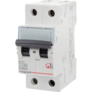 Автоматический выключатель Legrand TX3 2P C50 А 6 кА 12478407 STLM-2205540