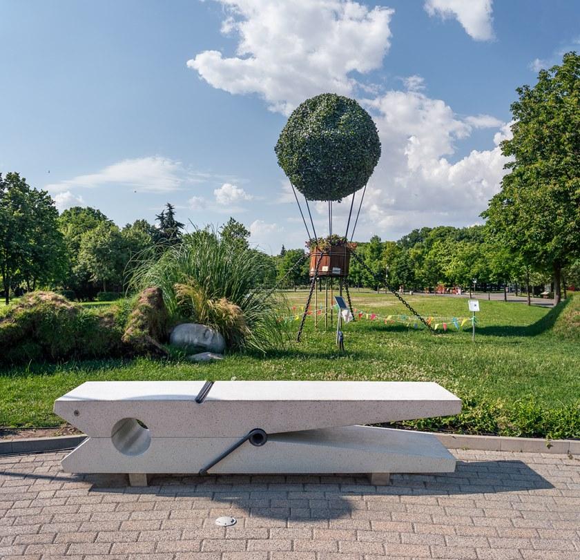 ENCHO ENCHEV - ETE Бетонная скамейка без спинки  138  - Вид №1