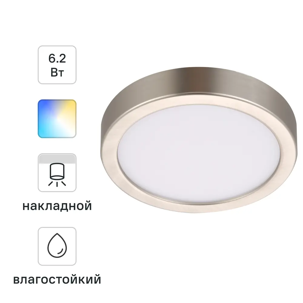 INSPIRE Sanoa — накладной светодиодный спот с регулируемым светом и защитой IP44 85323800 STLM-0924223