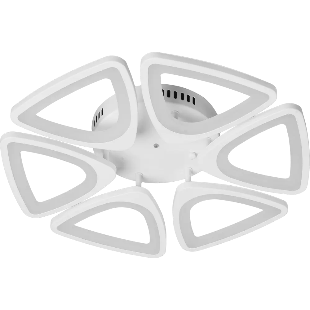 Люстра потолочная светодиодная Escada 10218/6LED 85W с пультом управления, 22 м², регулируемый белый свет, цвет белый STLM-2089098 - Вид №4