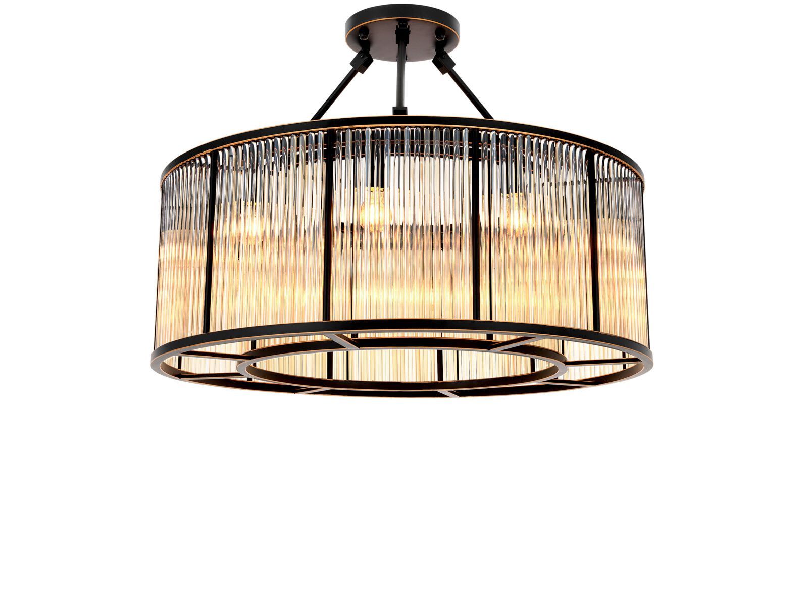 Стеклянный светодиодный потолочный светильник Eichholtz Bernardi ARCH-00145046