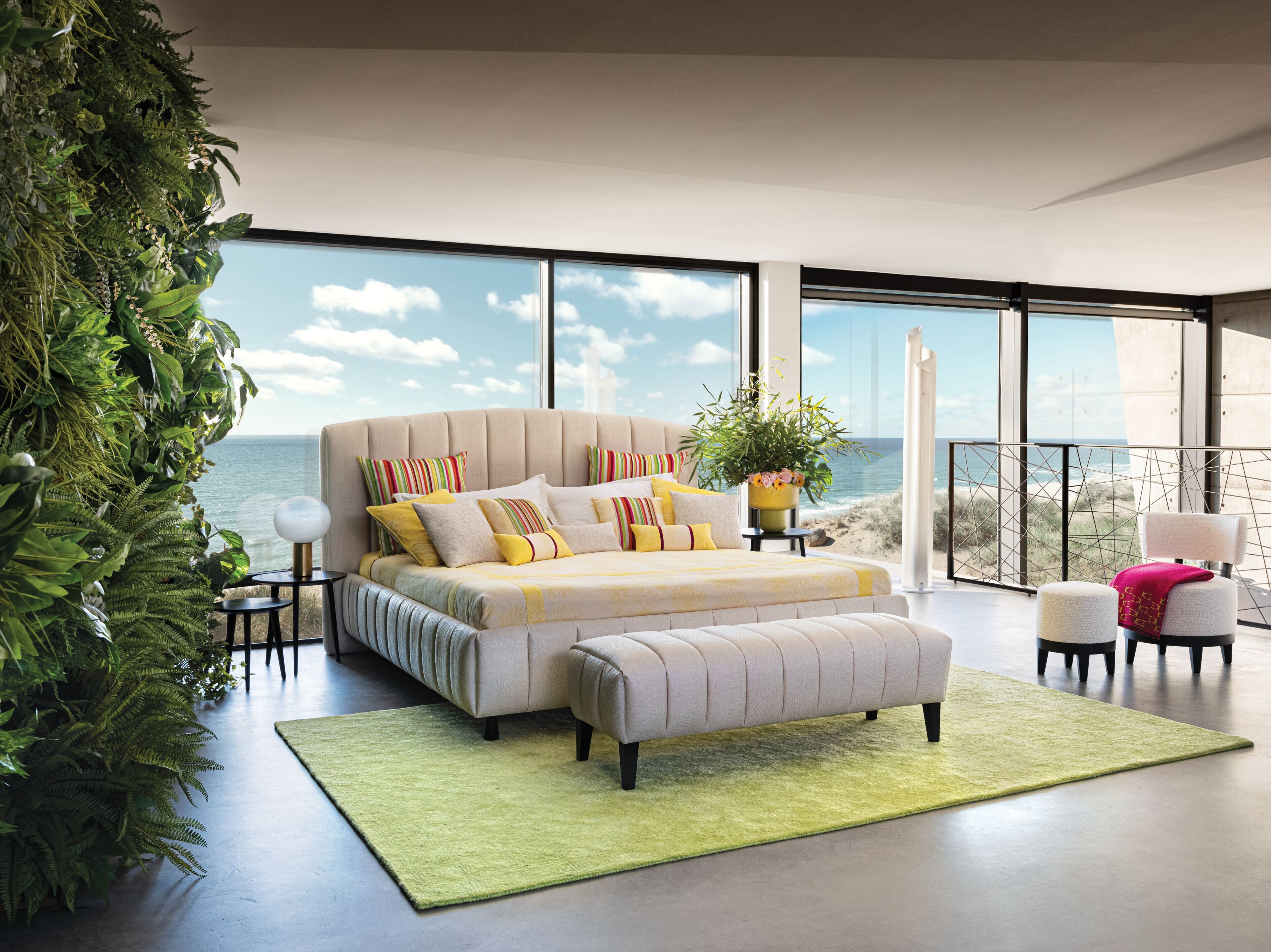 Ткань сплошной цвет квадратная подушка K-3 Hana Pop ARCH-00022678 - Вид №4