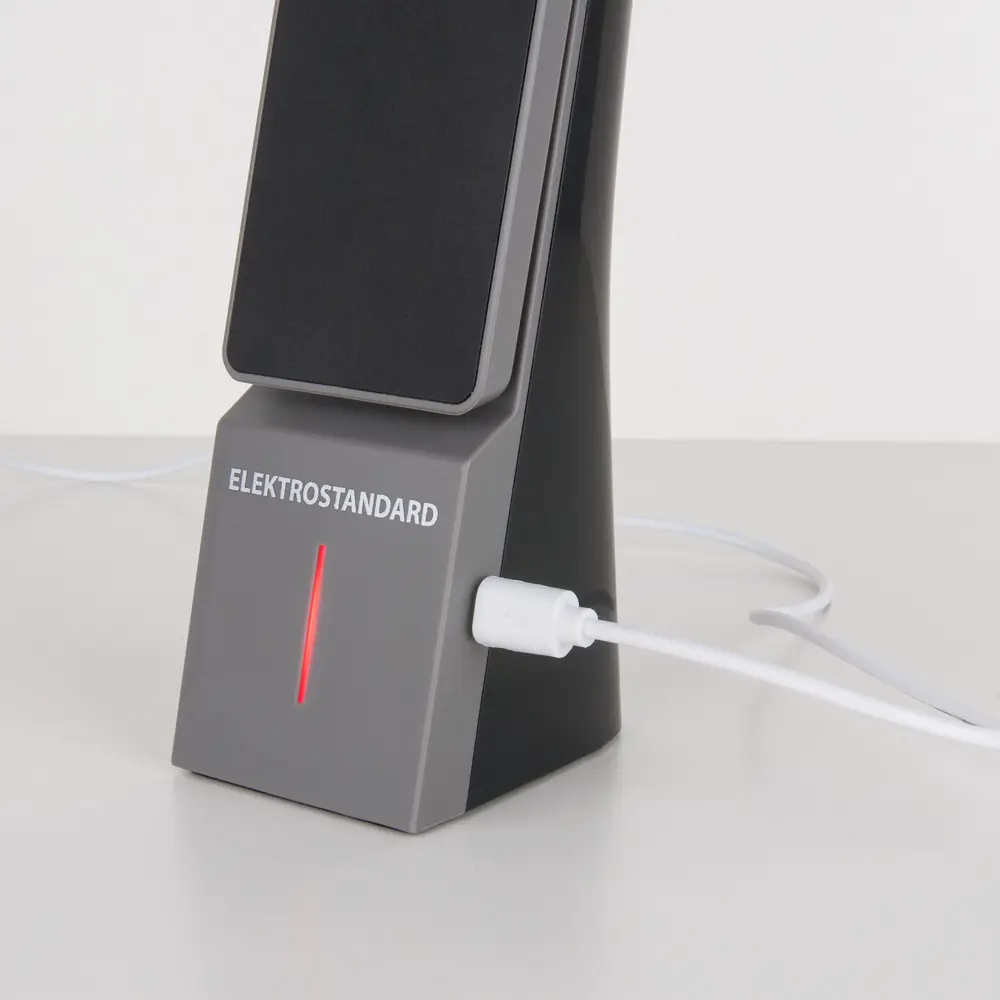 Лампа настольная светодиодная аккумуляторная Desk 3 Вт цвет чёрный/серый 81944539 STLM-2142476 Elektrostandard  - Вид №7