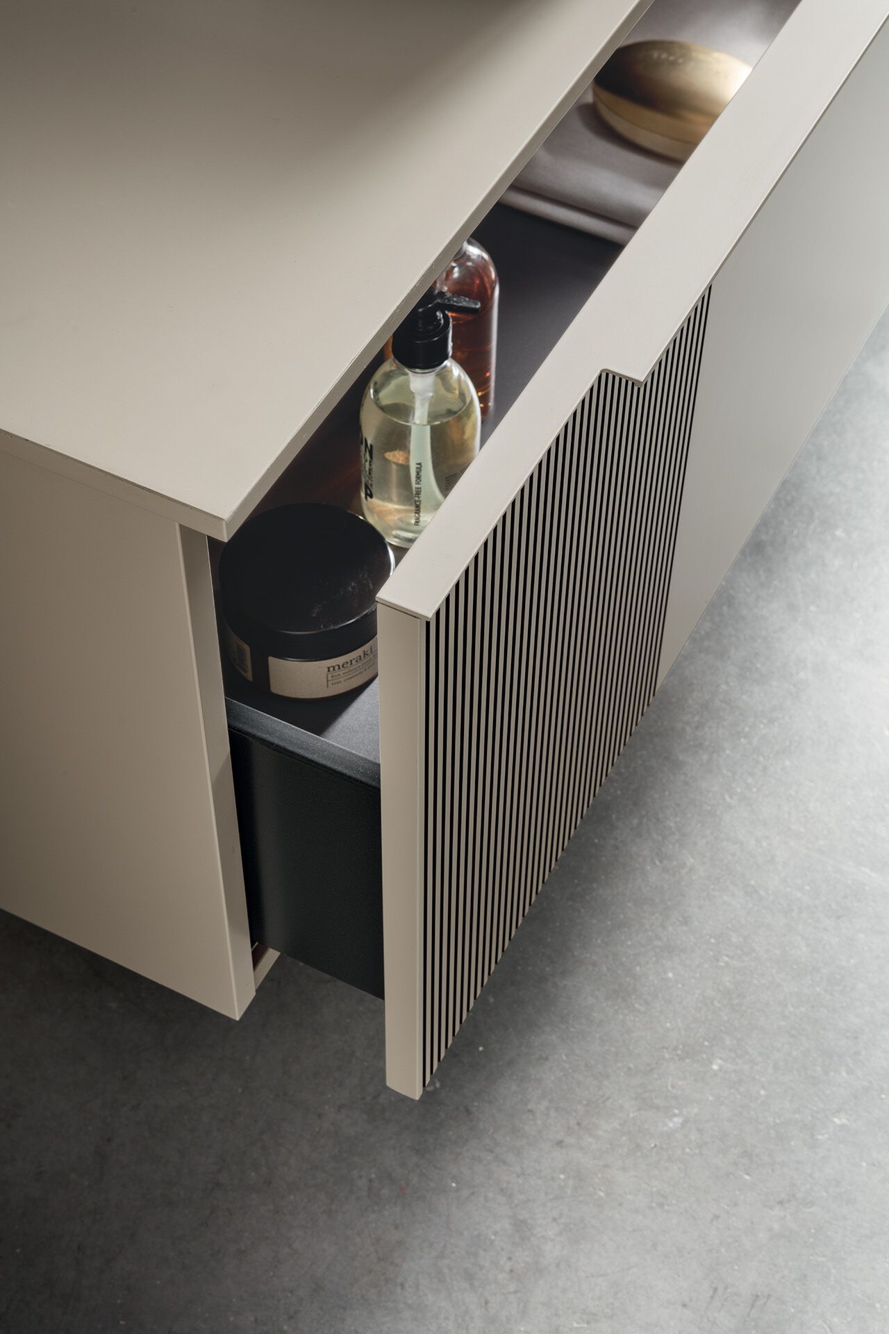 Подвесной умывальник с ящиками ARCOM Pollock текстуры ARCH-00074198 - Вид №2