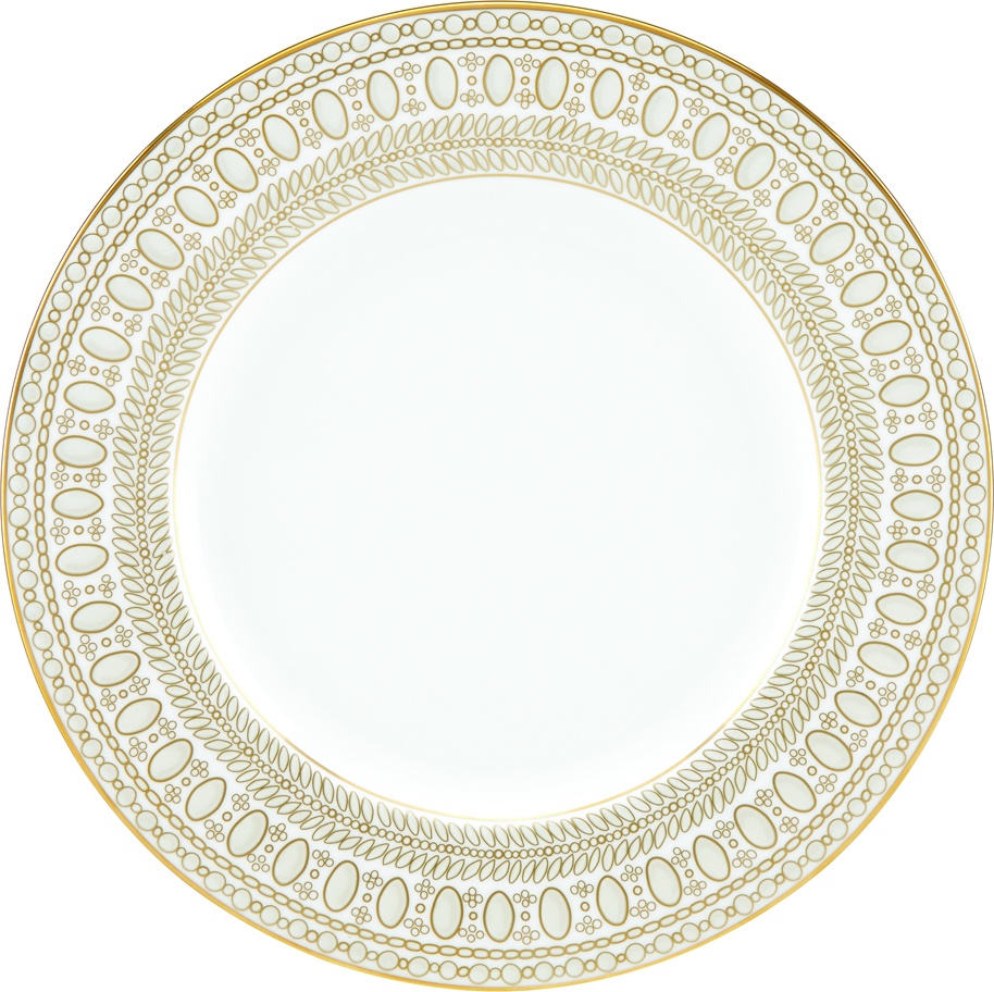10591947 Lenox Тарелка закусочная Lenox "Золотой жемчуг,Маркеса" 20см Фарфор костяной 