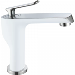 GZ 20011F Смеситель для раковины однорычажный Ganzer Белый