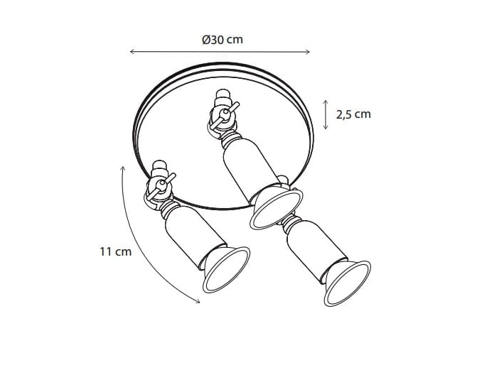 Регулируемая латунная потолочная лампа Authentage Lighting Fiston ARCH-00050653 - Вид №2
