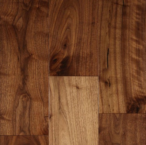 Массивная доска Magestik floor Под лаком (экзотика) (300-1820)x125x18мм Орех американский Натур (Гладкая) 300-1820х125 мм MGK Magestic floor 2600300141 - Вид №1