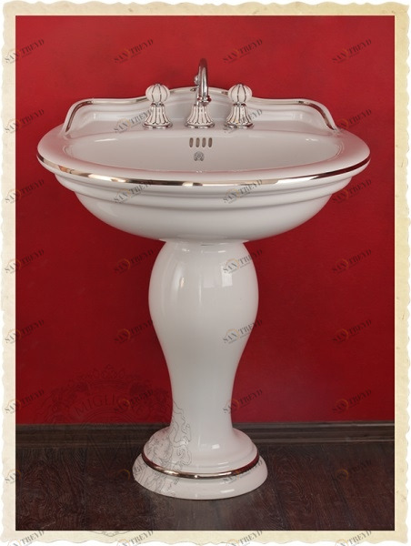 ML.MLD-25.773.d2.pl Подвесная раковина настенная круглая Migliore  белая 