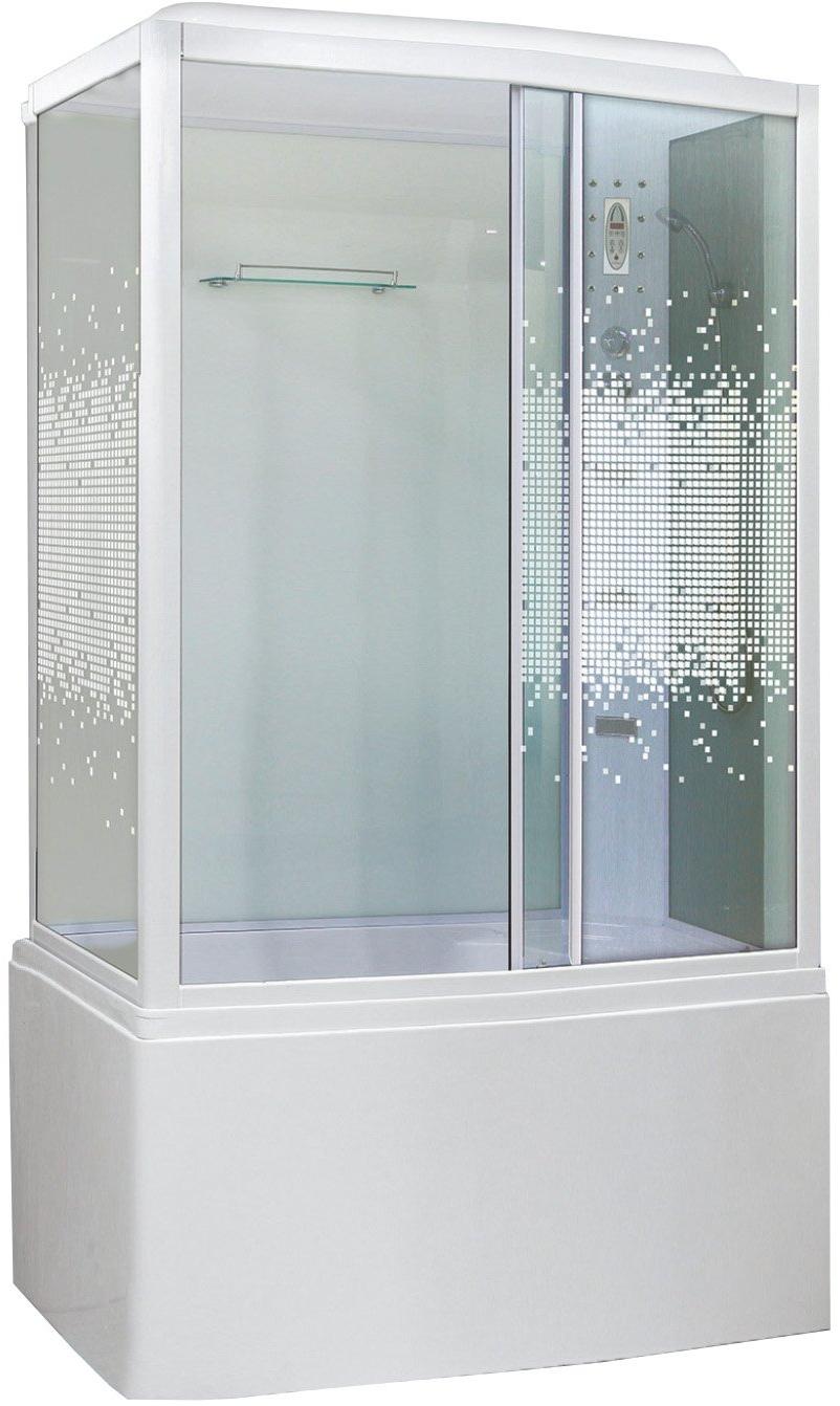 Душевая кабина NG-307-01R (1200х800х2200) высокий поддон(50см) стекло МОЗАИКА Niagara Ultra 3070154R - Вид №1