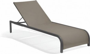 MNST189 Шезлонг лава текстиль мокка Manutti Latona