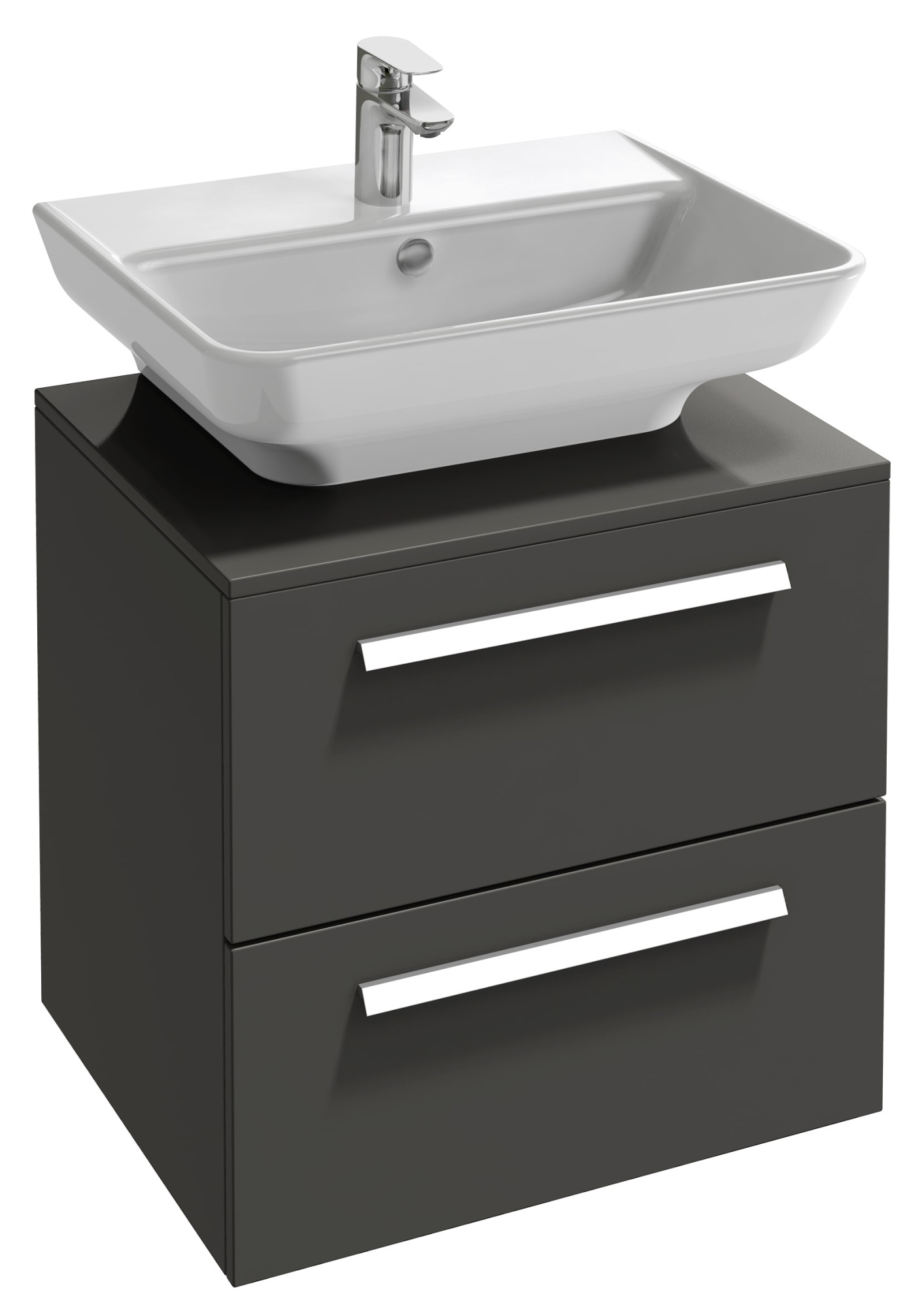 EB1385-N14 Тумба под умывальник, 2 ящика JACOB DELAFON STRUKTURA