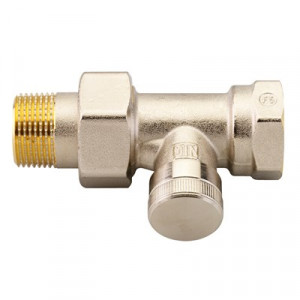 Danfoss Клапан RLV для бокового присоединения к радиатору RLV Клапан запорный Ду20, прямой 003L0146