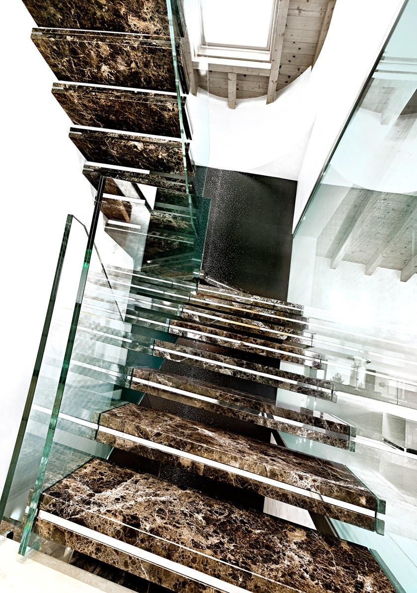 Officine Sandrini Открытая лестница из мрамора sun-id-1454961 - Вид №10