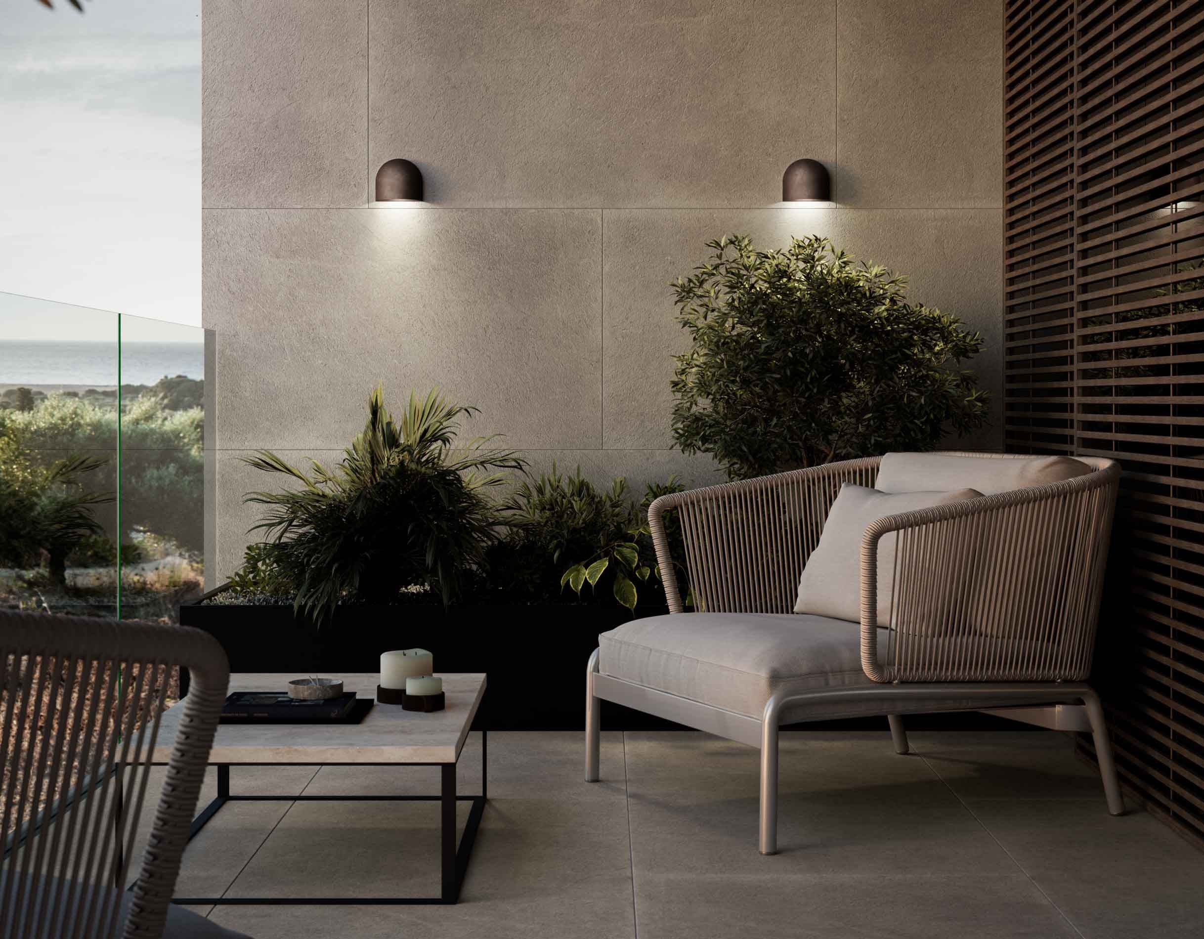 Латунная светодиодная наружная настенная лампа Il Fanale Mask ARCH-00089620 - Вид №2