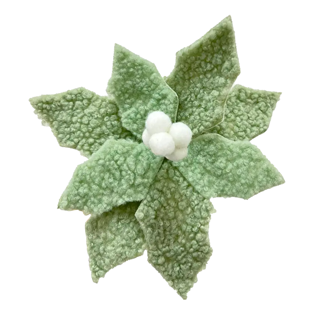 89381684 Украшение елочное «Цветок», 24x15.5 см, цвет зеленый STLM-1419028 Santreyd  - Вид №3