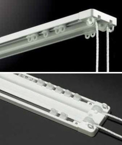 Алюминиевая направляющая для завитых штор