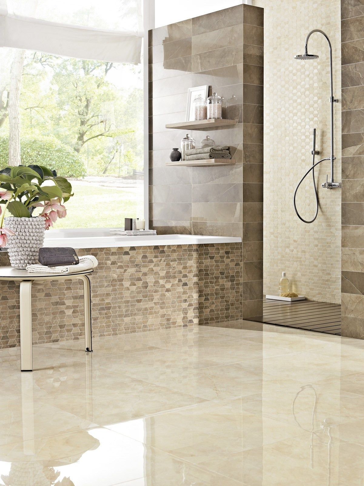 Мозаика из керамогранита MARAZZI EVOLUTIONMARBLE ARCH-00082019 - Вид №4