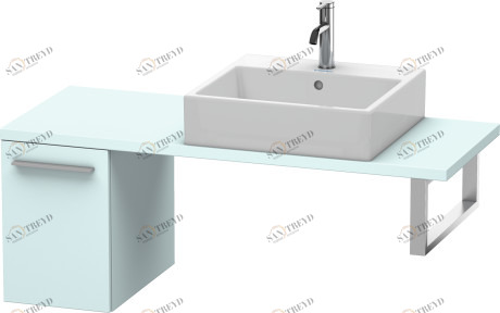 XL542000909 X-Large Шкафчик для компактной консоли Светло-голубой матовый декор Duravit