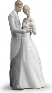 10669027 LLADRO Фигурка Lladro "Вместе навсегда" 10х21см Фарфор