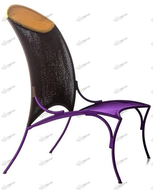 Moroso Кресло из цветных полиэтиленовых нитей ручной работы M'afrique sun-id-1382307