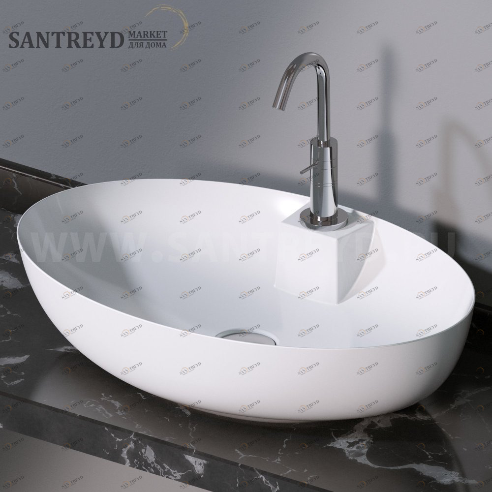 L604100 Накладная раковина на столешницу  овальная A. e T. Italia ELITE AeT ITALIA