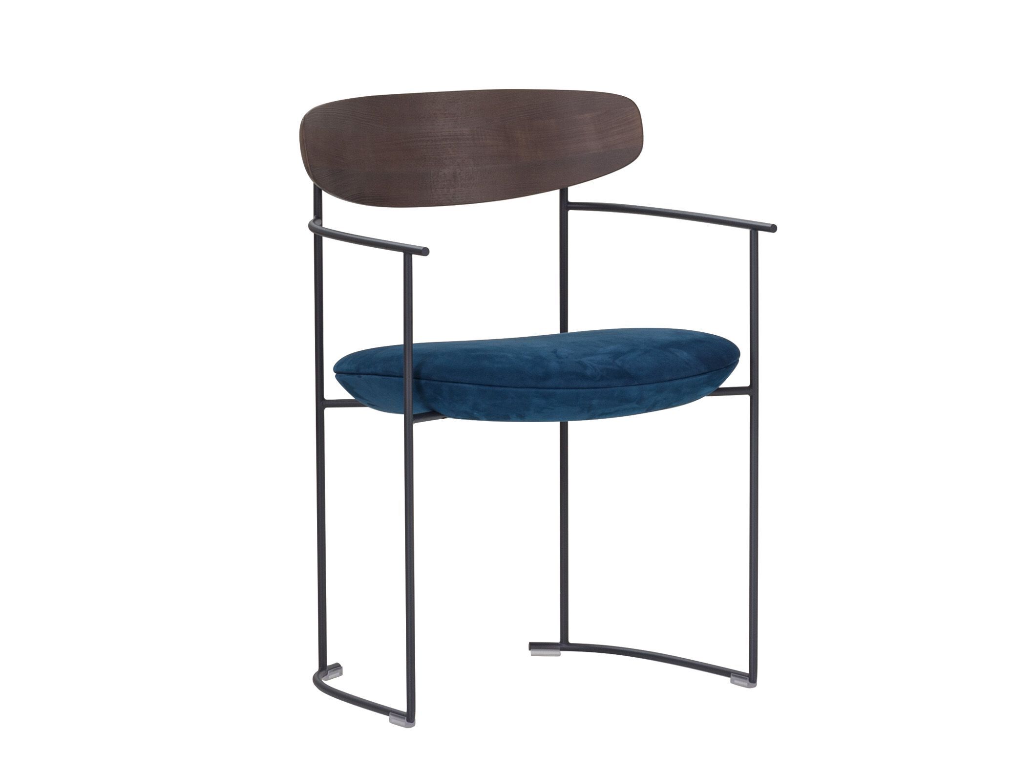 Съемное кресло из ткани и металла Potocco Keel ARCH-00150146