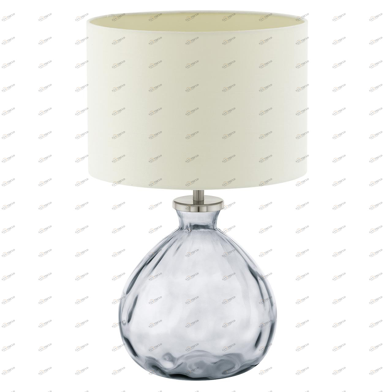 Настольная лампа дизайнерская Eaten 94461 EGLO ВАЗА 080401 Белый;прозрачный 
