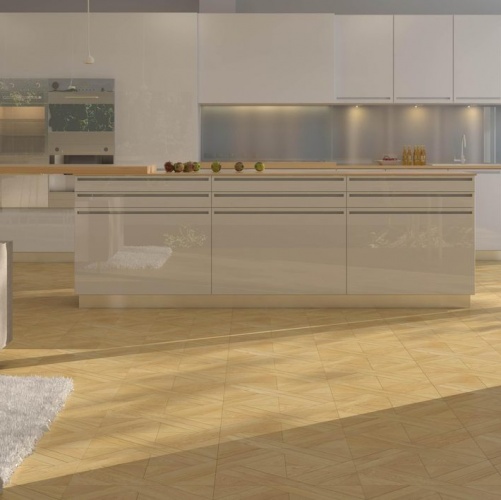 Модульный паркет Da Vinci Азур Дуб Натур (Гладкая) 525х525 мм 2600600105 - Вид №1