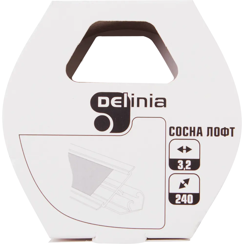 Кромка «Сосна Лофт» для плинтуса, 240х3.2 см 82156966 STLM-2166148 DELINIA  - Вид №2