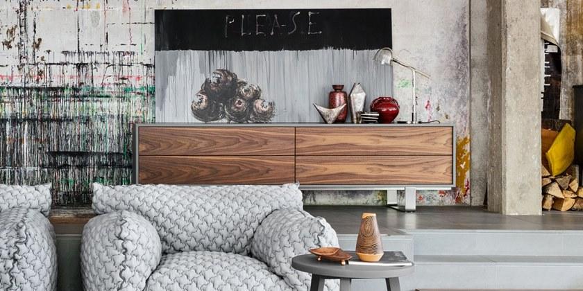 Gervasoni Буфет из орехового дерева с ящиками Sweet sun-id-1388224 - Вид №4