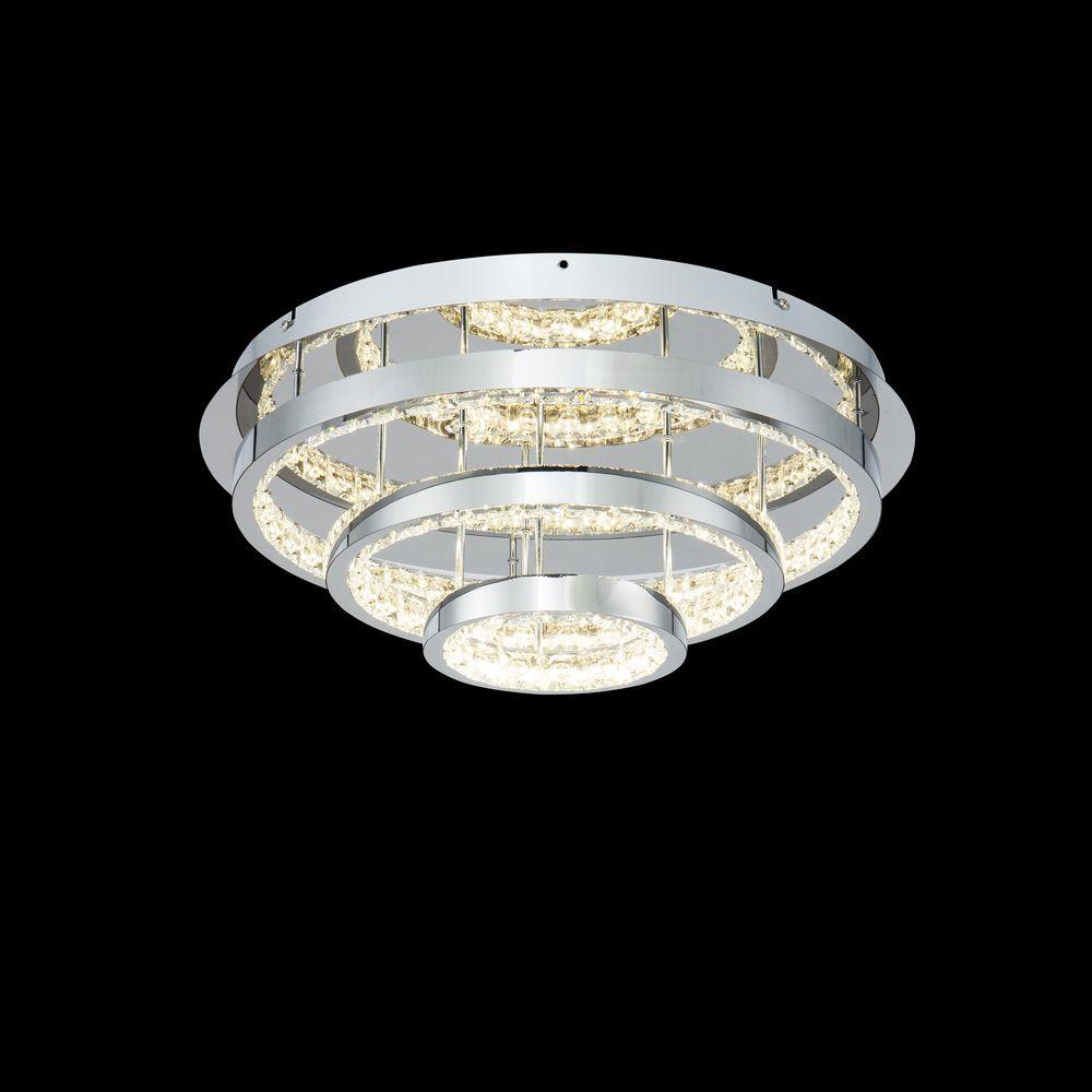 Потолочный светодиодный светильник Freya Dome FR6004CL-L35CH FREYA DOME 223719 Хром - Вид №1