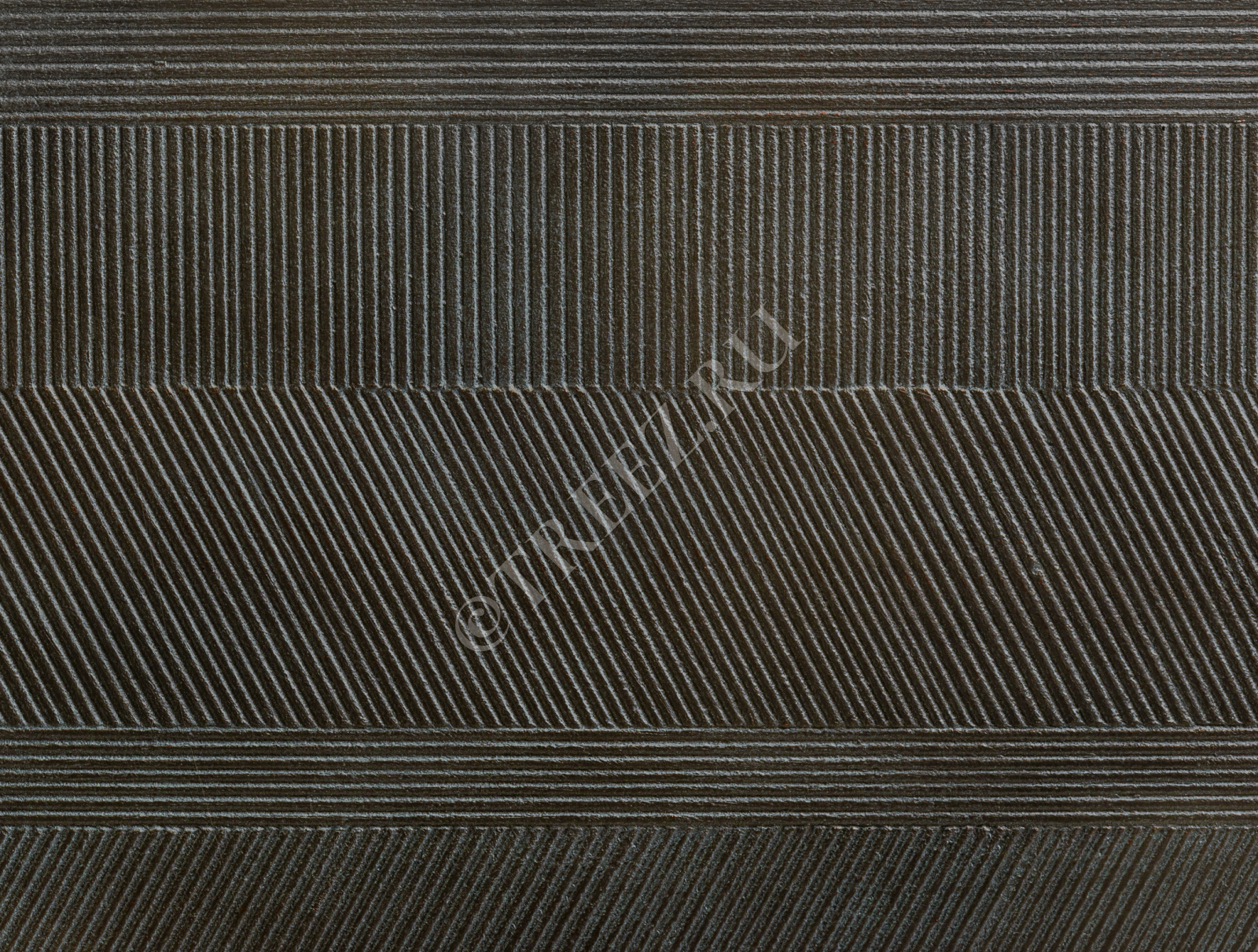 41.1019-0025-GG-50 Кашпо  ERGO - серия Graphics - Низкий прямоугольник - Окись с медной патиной Цветочная коллекция  - Вид №1