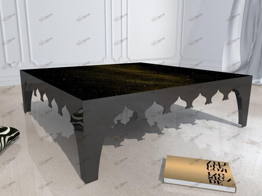 Unica by Tecnotelai Квадратный журнальный столик из закаленного стекла Le mille e una notte sun-id-1399315