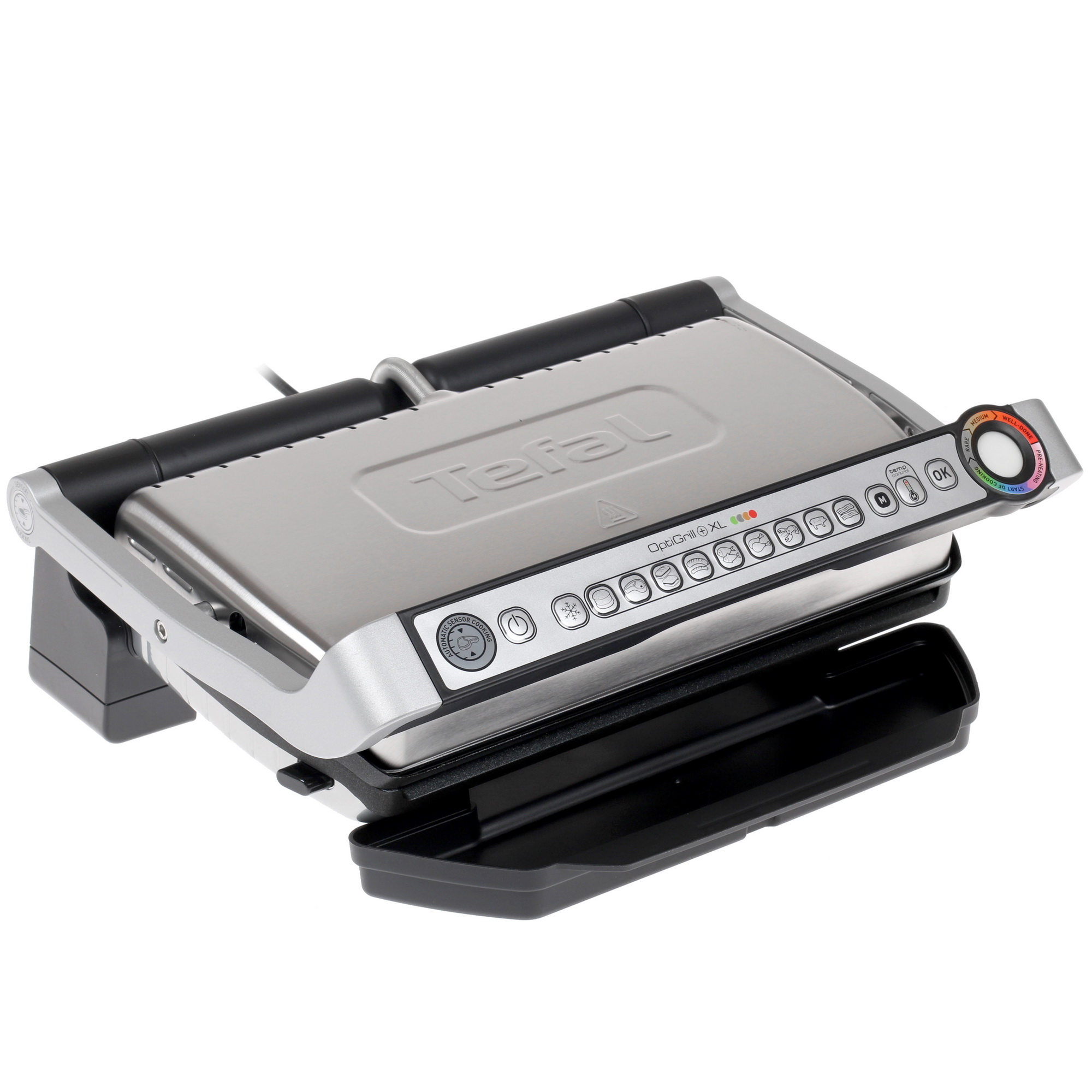 1662191 Гриль Tefal Optigrill+ XL GC724D12 серебристый STDN-0138828