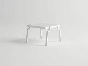 10Deka Прямоугольный журнальный столик из алюминия Agosto