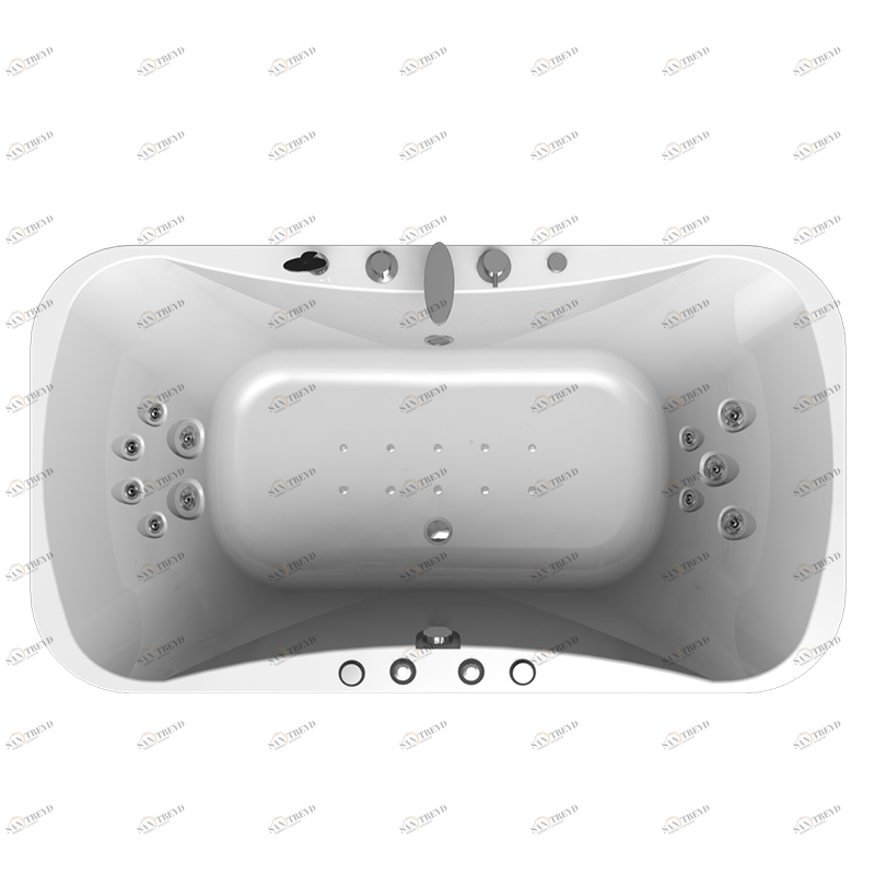 Гидромассаж "Релакс Chrome" на ванну Лион (двигатель 900 Вт, джет Глори - 6 шт., джет Джереми - 5 шт.) Radomir 1-65-2-0-1-030